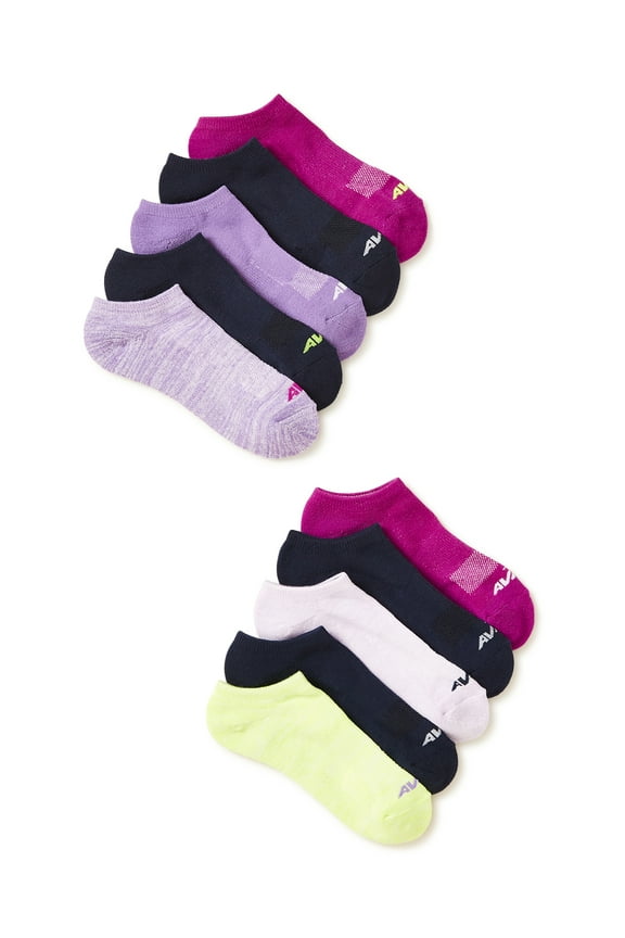Women's Performance Cushioned No Show Socks, 10-Pack