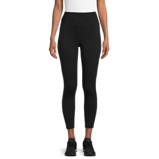 Avia Women's Performance Leggings with Ribbed Insets - Walmart.com