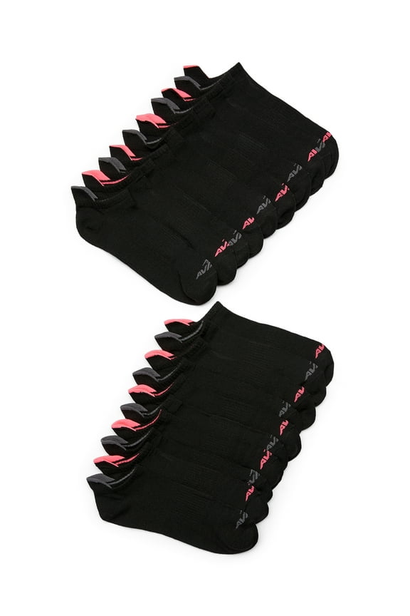 Women's Performance Light Weight Low Cut Socks with Back Tab, pack of 10