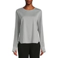thumbnail image 1 of Avia Women's Performance Long Sleeves T-Shirt with Thumb-Hole Cuffs, 1 of 5