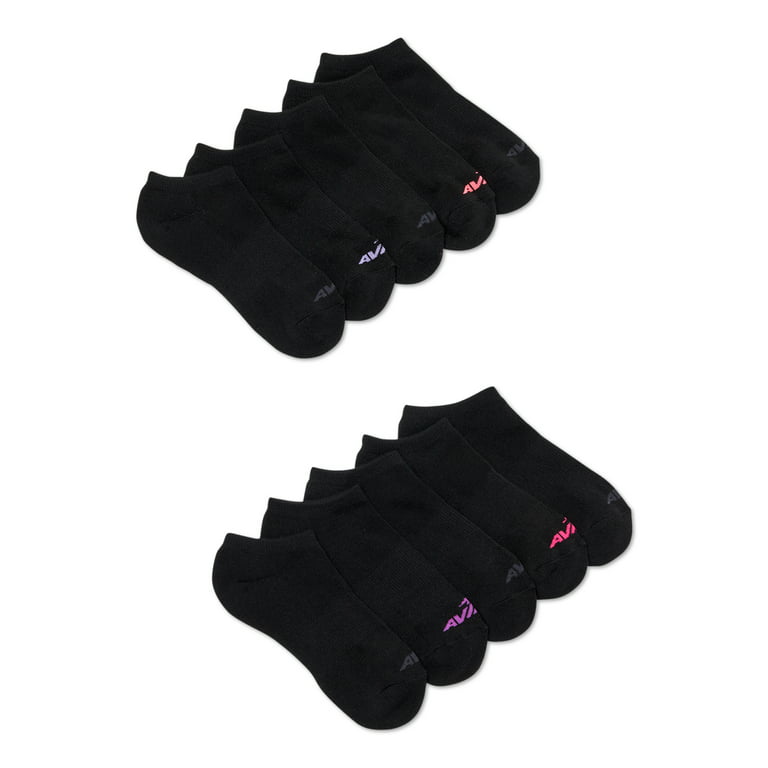 Avia Women's Performance Lowcut Socks, 10-Pack 