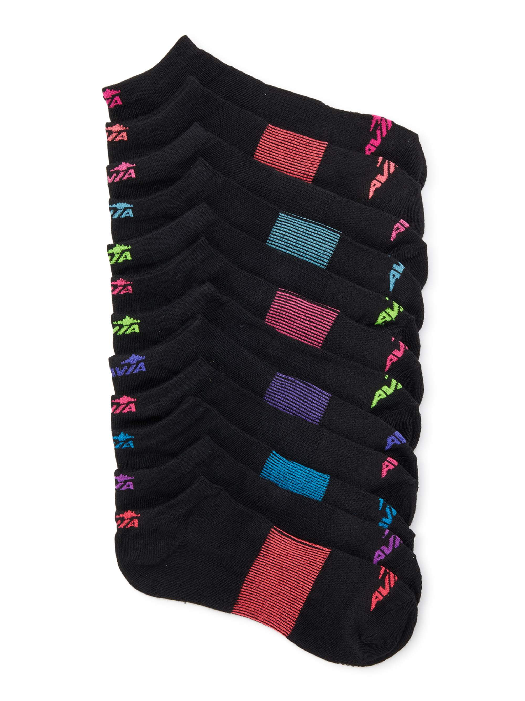 Avia Women's Performance No-Show Socks, 12 Pack