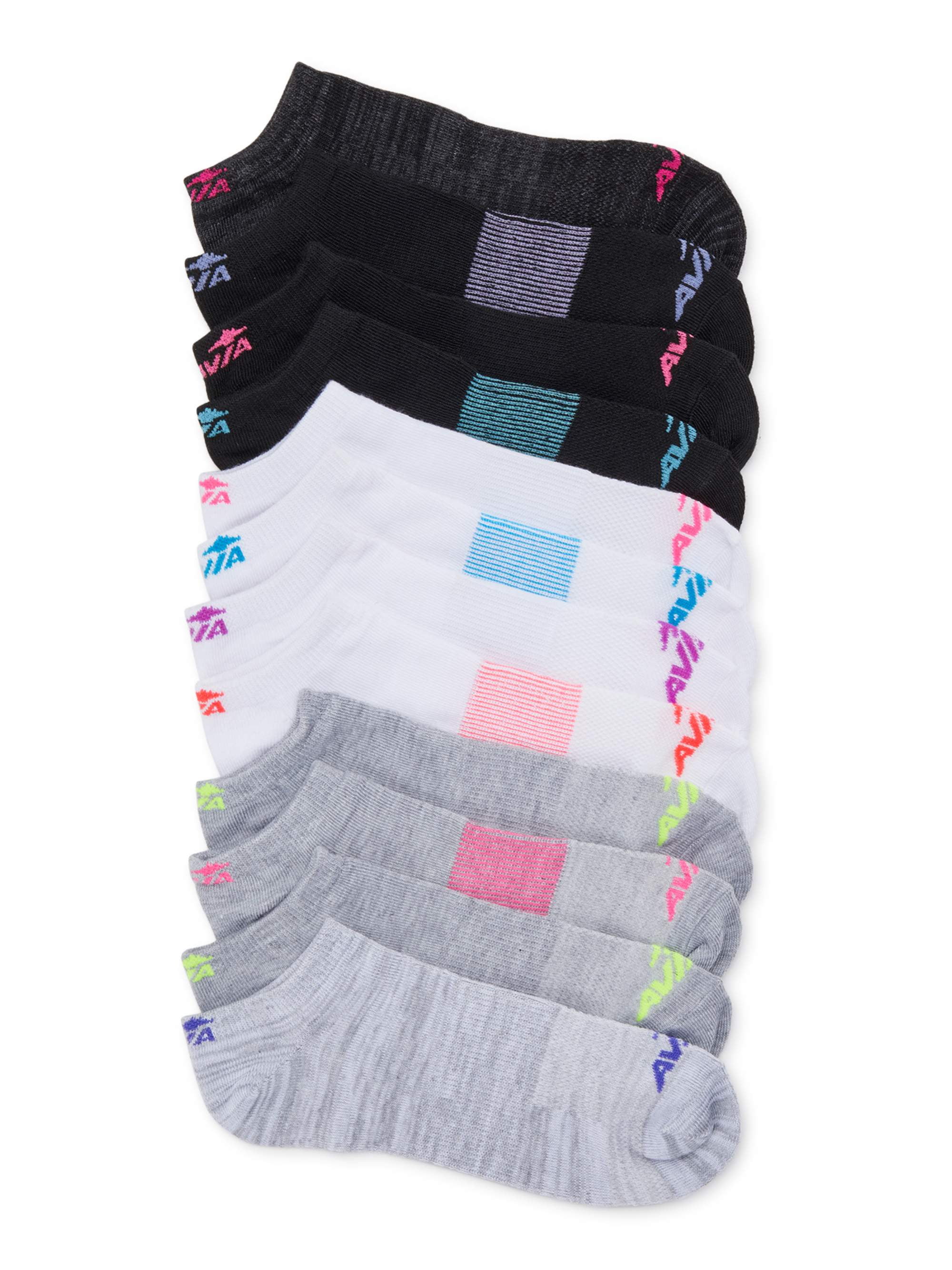 Avia Women's Performance No-Show Socks, 12 Pack