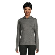 Avia Women’s Performance Tee with Hood and Long Sleeves, Sizes XS-XXXL