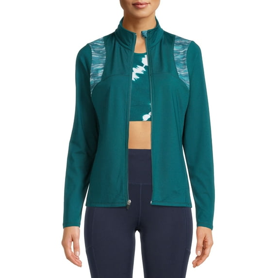 Avia Women’s Performance Zip-Up Reflective Jacket