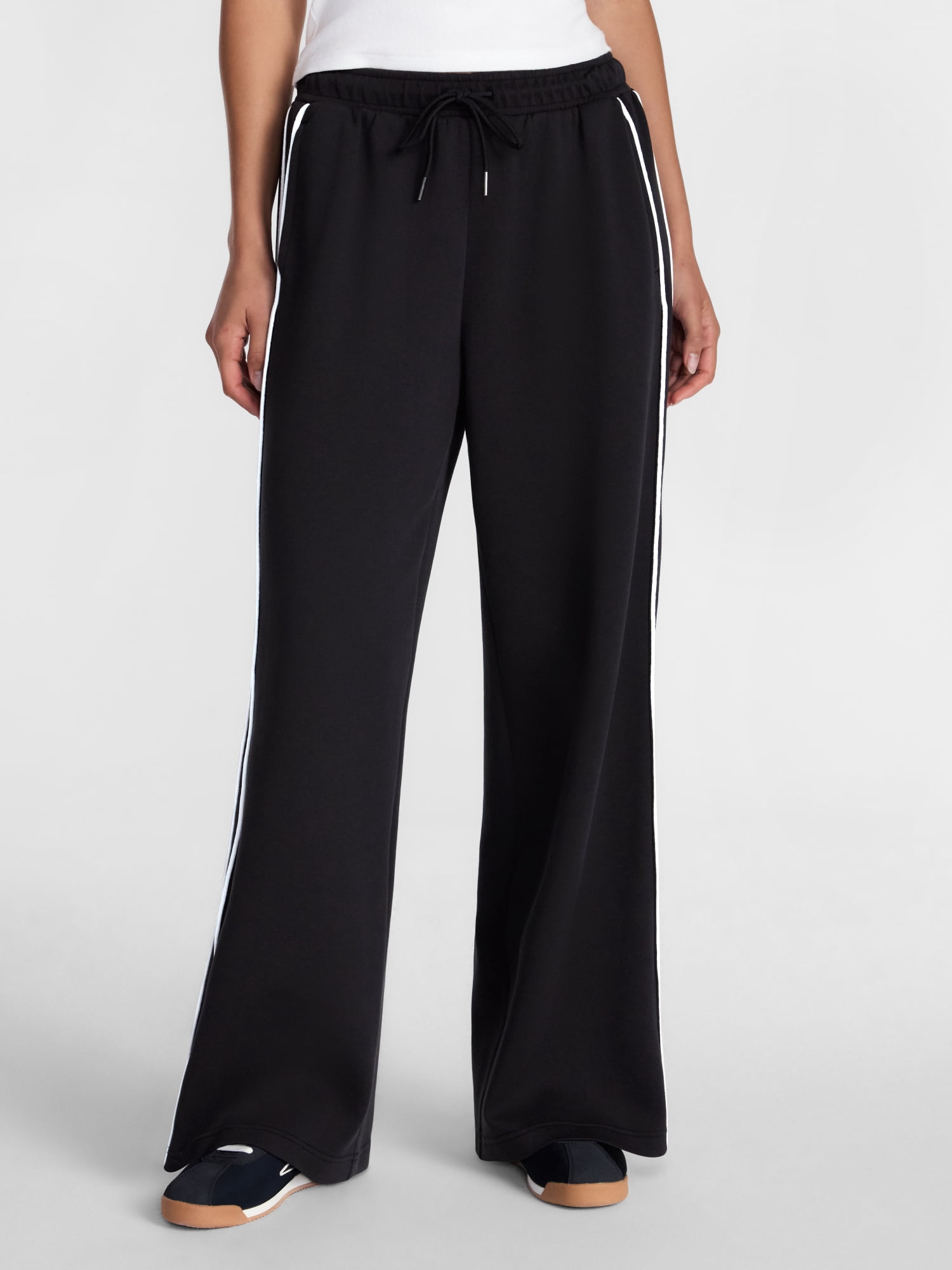 Avia Women's Pique Knit Track Pants, 31" Inseam, Sizes XS-XXXL