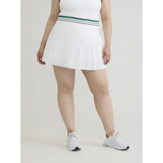 Avia Women's and Women's Plus Active Seamless Pleated Skort, Sizes XS-4X