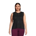 thumbnail image 1 of Avia Women's Plus Size Burnout Snakeskin Print Top, 1 of 5