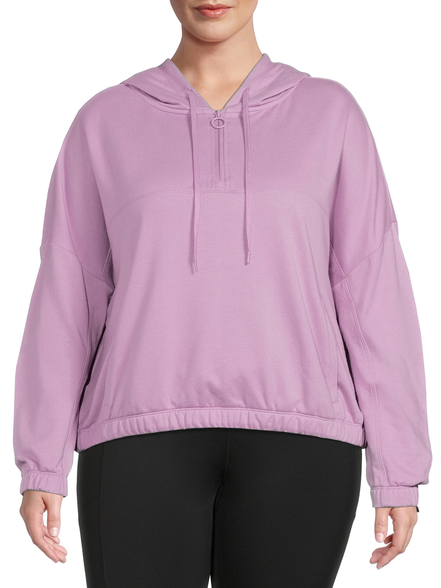 Avia Women's Plus Size HalfZip Pullover Hoodie