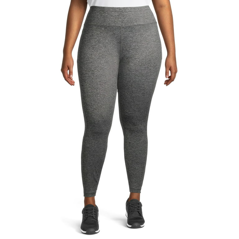 Avia Women's Plus Size High Waisted Moisture Wicking Leggings with
