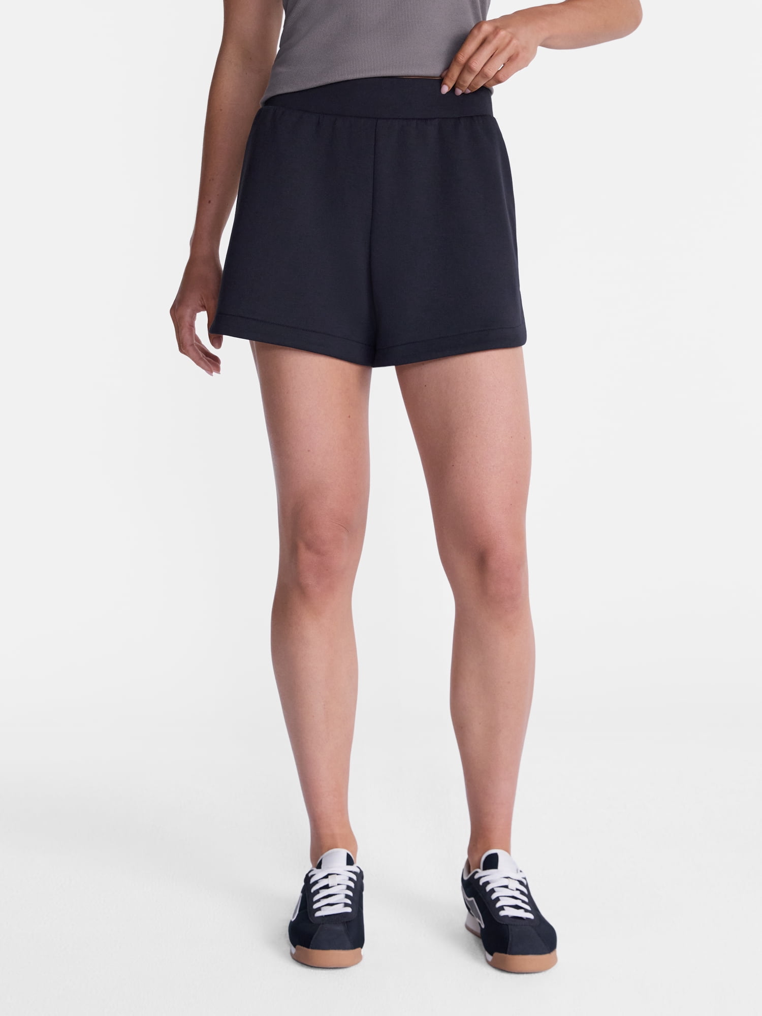 Avia Women's ScubaKnit Shorts, 5" Inseam, Sizes XS-4X