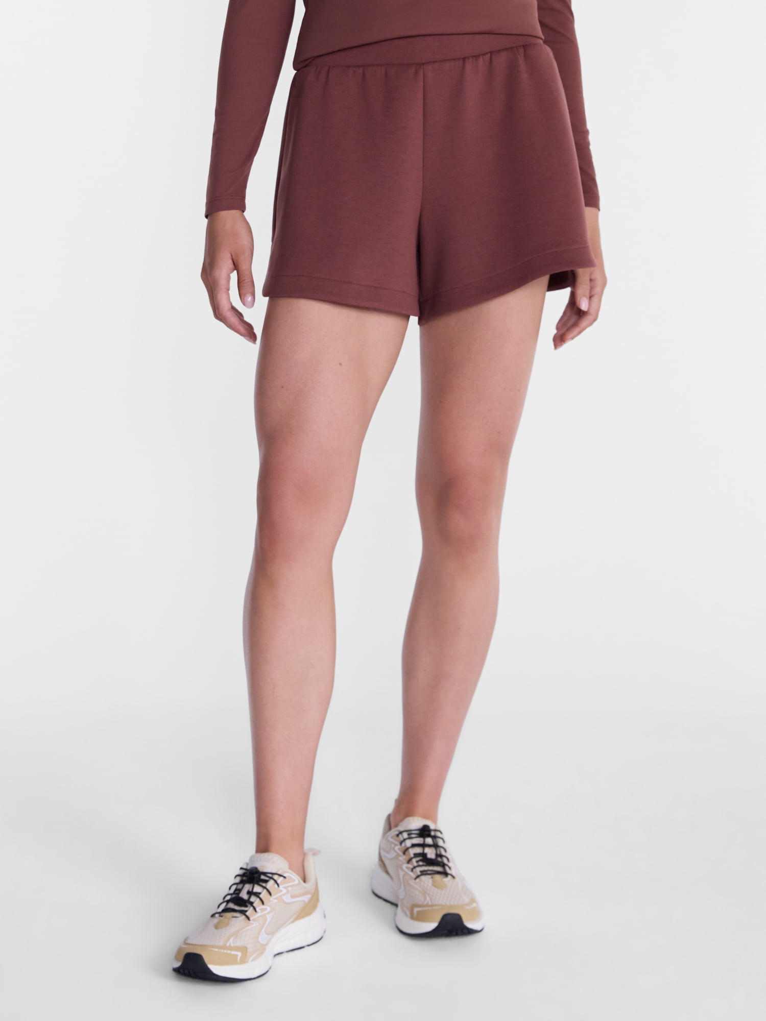 Avia Women's ScubaKnit Shorts, 5" Inseam, Sizes XS-4X