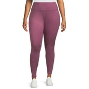 Women's Plus Size Solid Active Leggings, 28"
