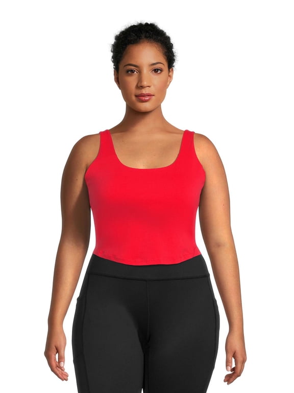 Women's Plus Size Sport Crop Top