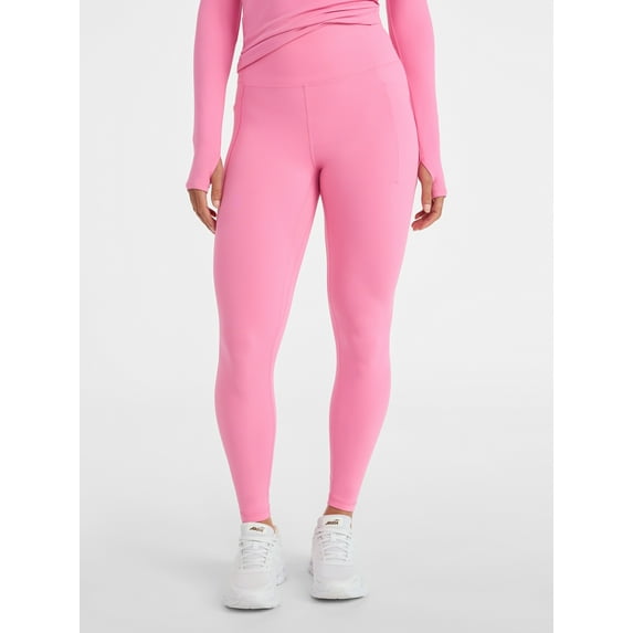 Avia Women's and Women's Plus SoftSculpt High Rise Leggings 27" with Pockets, Sizes XS-4X