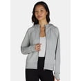 thumbnail image 1 of Avia Women's Plush Fleece Hooded Zip-Up Jacket, Sizes XS-XXXL, 1 of 5
