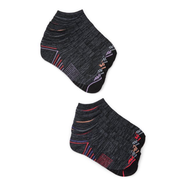 Avia Women's Premium Cushioned Low Cut Socks, 6Pack