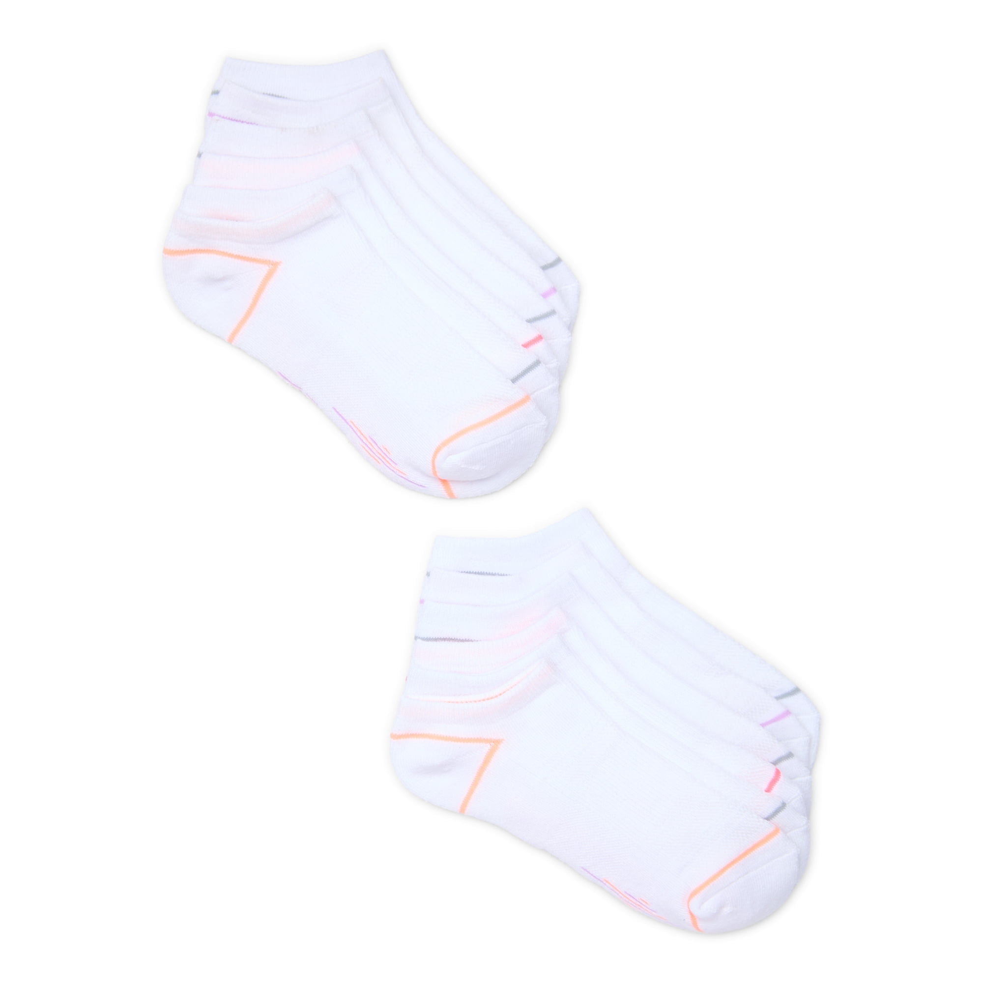 Avia Women's Premium Cushioned No Show Socks, 6-Pack
