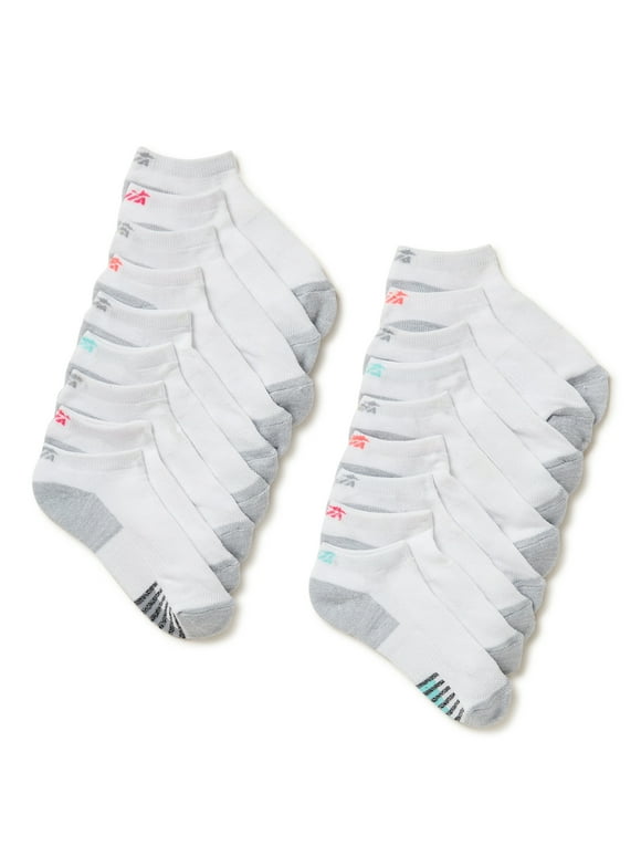 Avia Women's Pro-Tech Cushion Lowcut Socks, 18-Pack, Size 4-10
