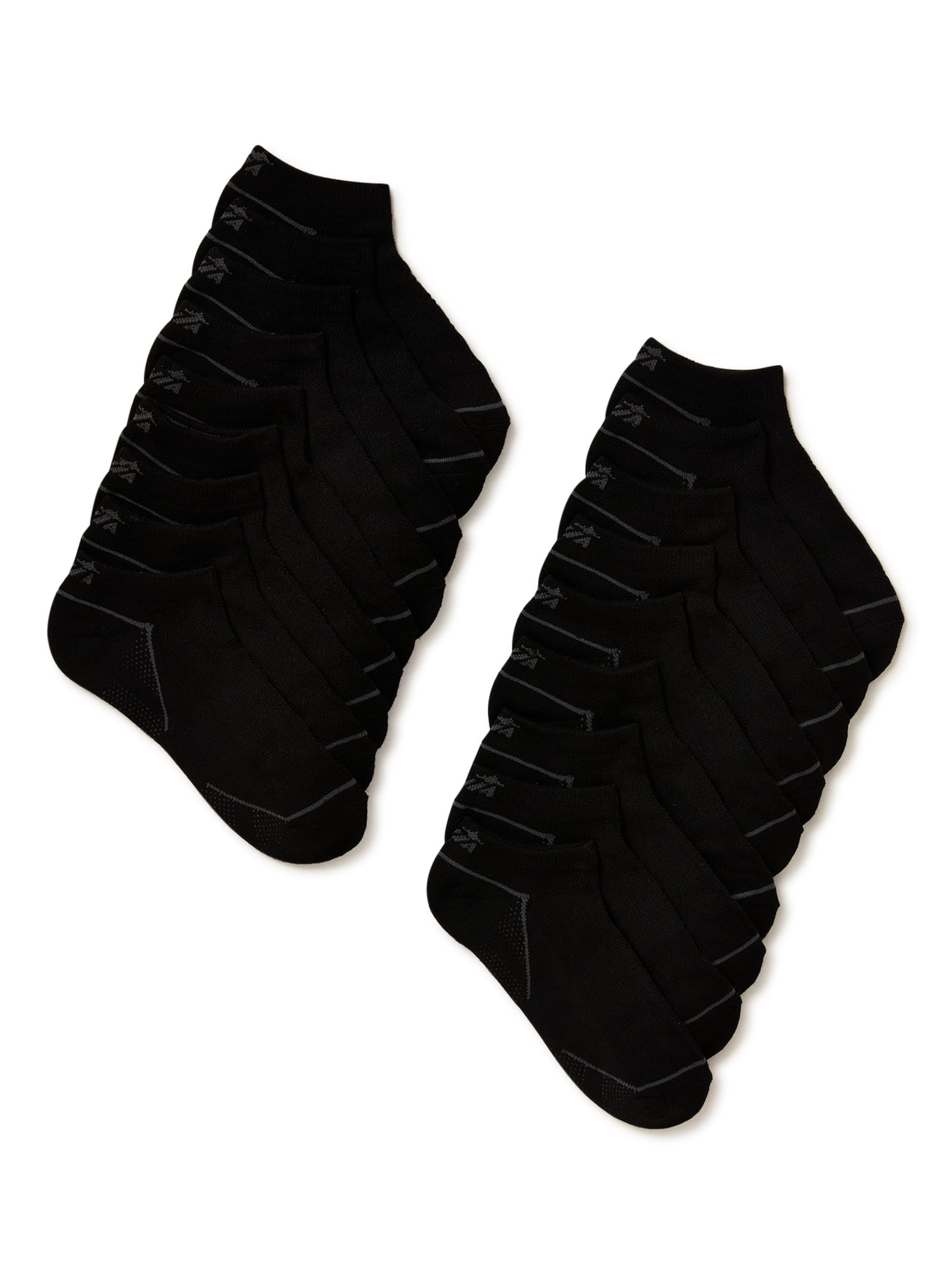 Avia Women's Pro-Tech Cushion No Show Socks, 18-Pack, Size 4-10 