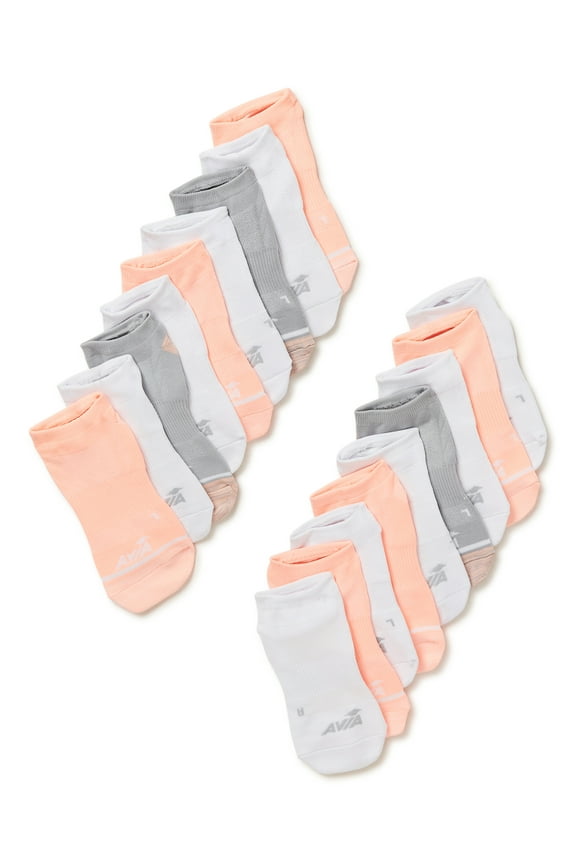 Women's Pro-Tech Lightweight Flatknit No Show Socks, 18-Pack