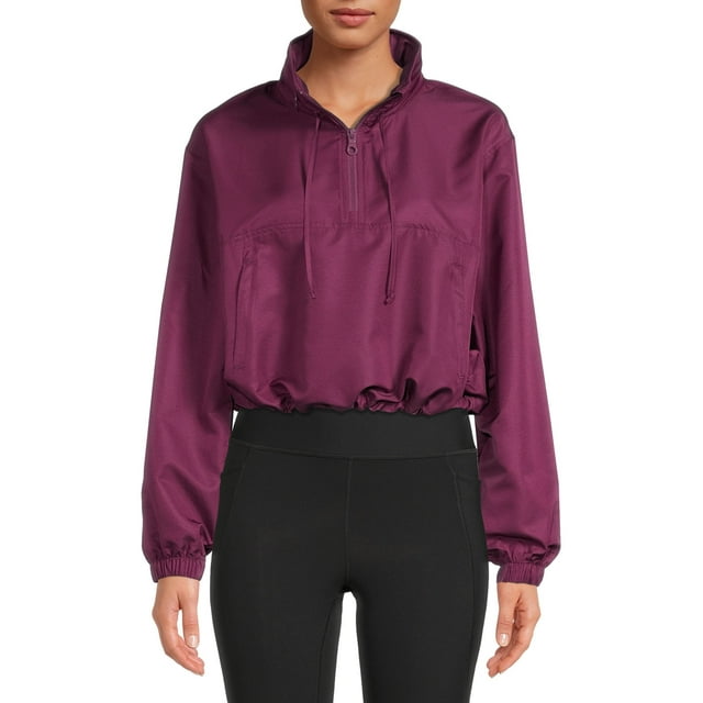 Avia Women's Pullover Windbreaker with Hood