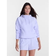 Women's Quarter Zip Fleece Hoodie, Sizes XS-XXXL