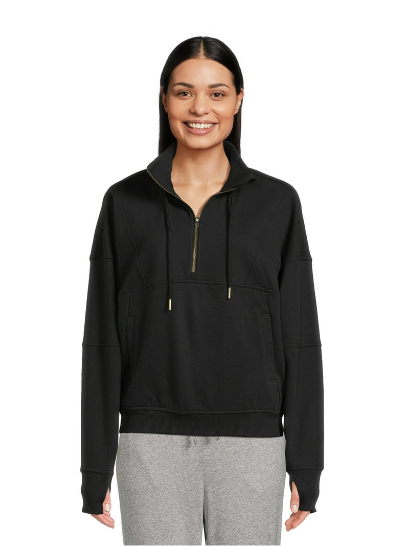 Avia Women's Quarter Zip Pullover, Sizes XS-XXXL - Walmart.com