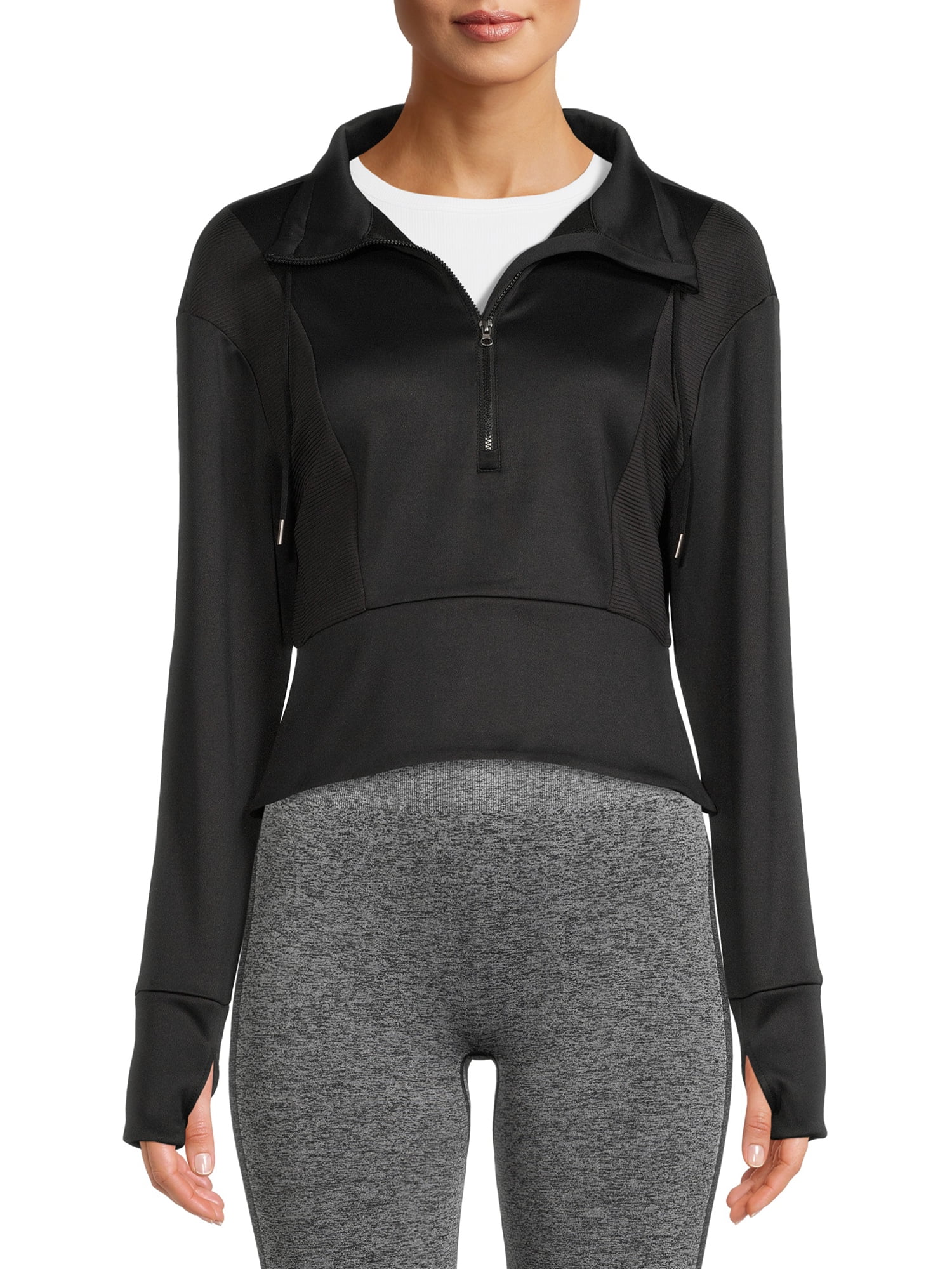 Women's Quarter-Zip Ribbed Pullover Jacket by Avia Nigeria Ubuy