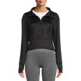 thumbnail image 1 of Avia Women's Quarter-Zip Ribbed Pullover Jacket, 1 of 5