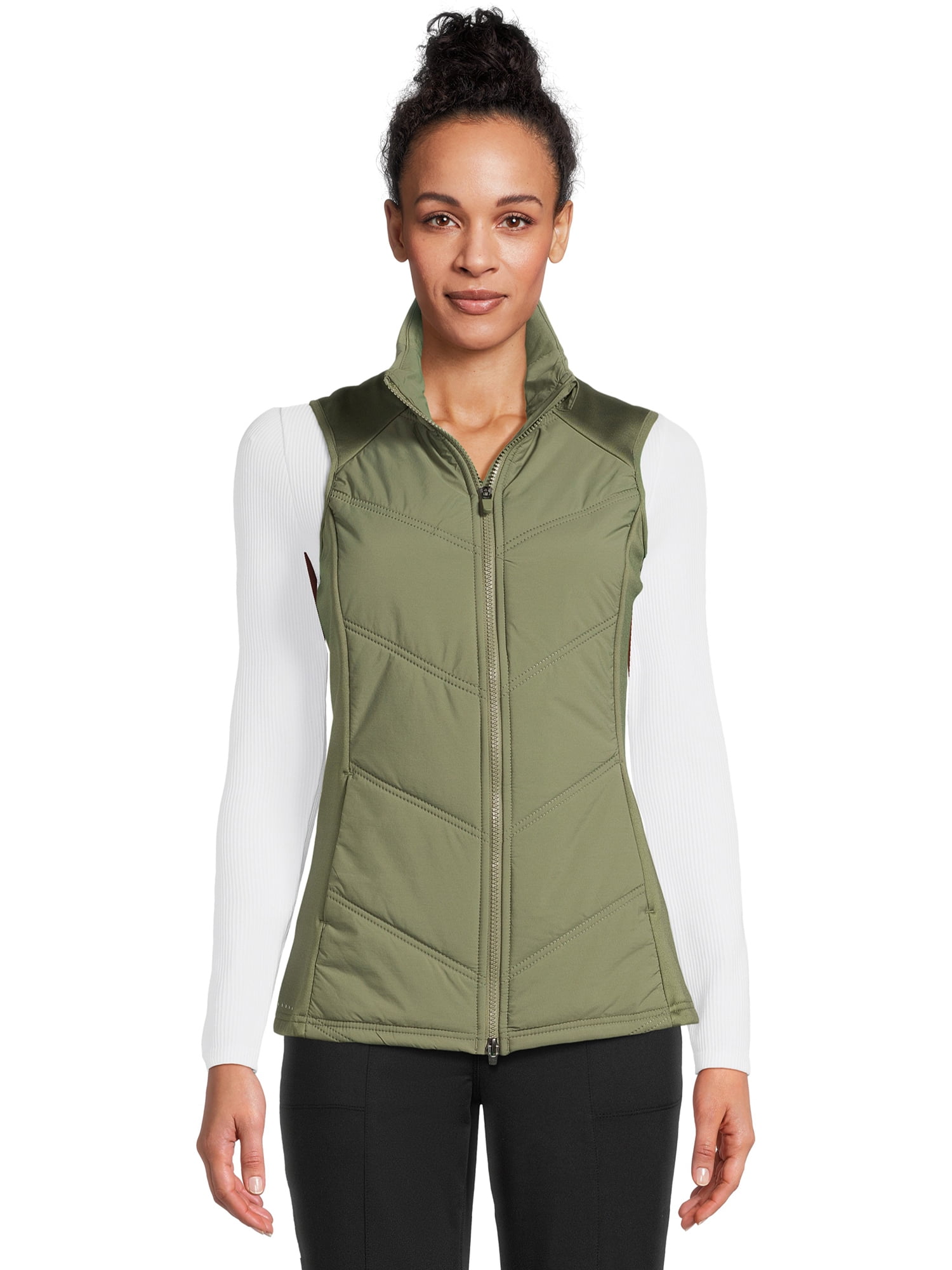 Avia Women’s Quilted Vest with Pockets, Sizes XS-XXXL - Walmart.com