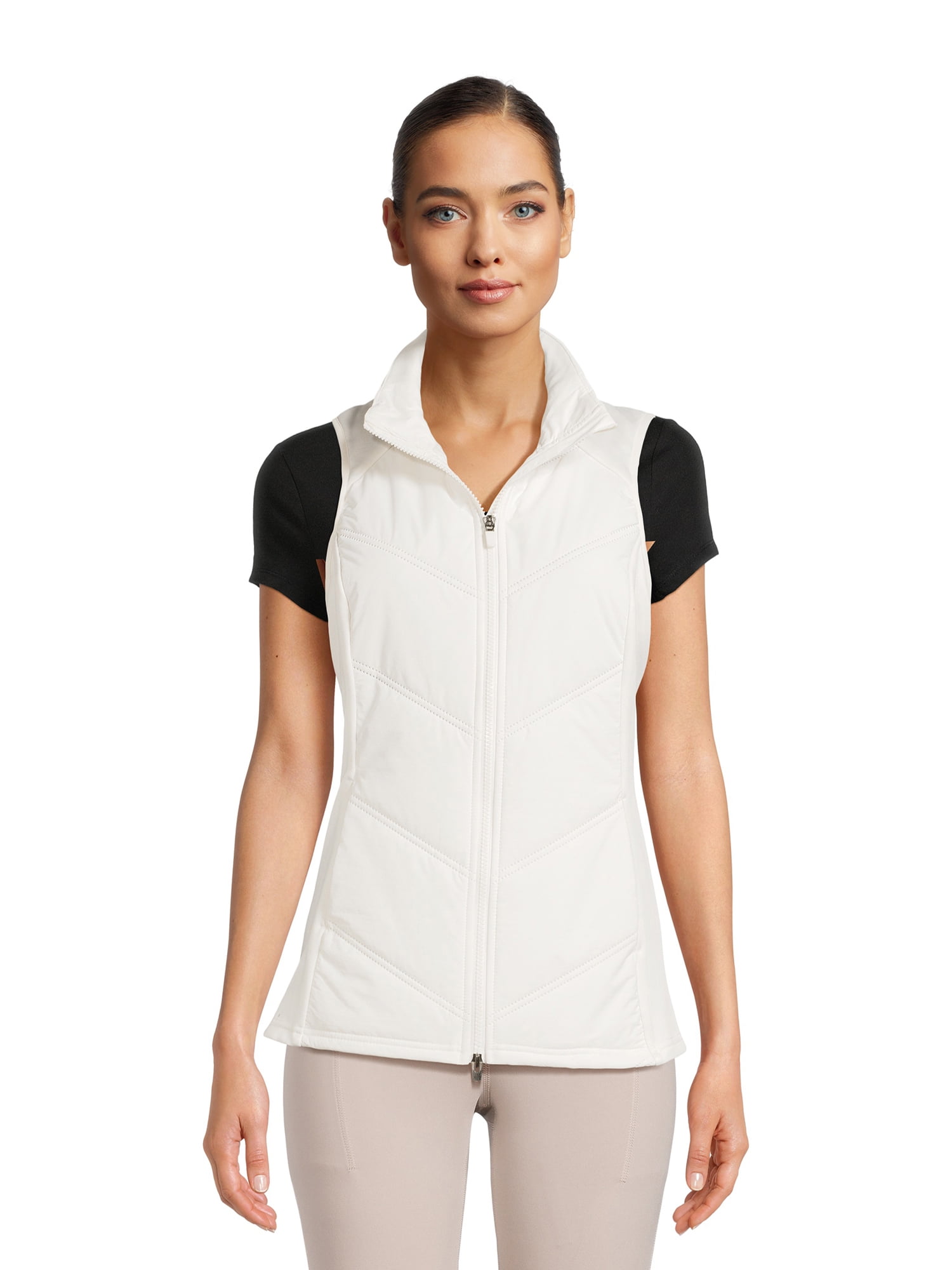 Avia Women’s Quilted Vest with Pockets, Sizes XS-XXXL