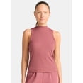 thumbnail image 1 of Avia Women's Ribbed Mock Neck Tank Top, Sizes XS-XXXL, 1 of 5