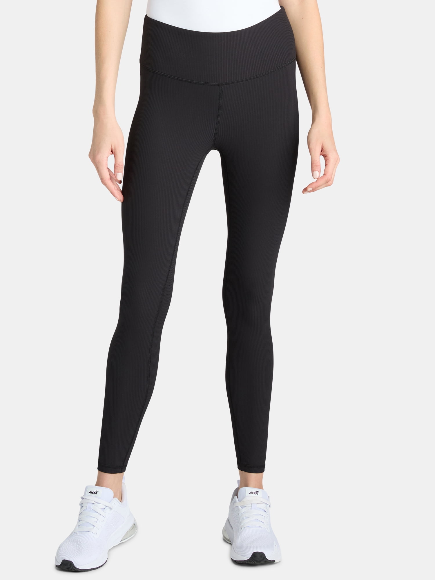 Avia Women's Ribbed 7/8 Leggings, Sizes XS-XXXL