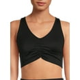 thumbnail image 1 of Avia Women's Ruched V-Neck Sports Bra, 1 of 3