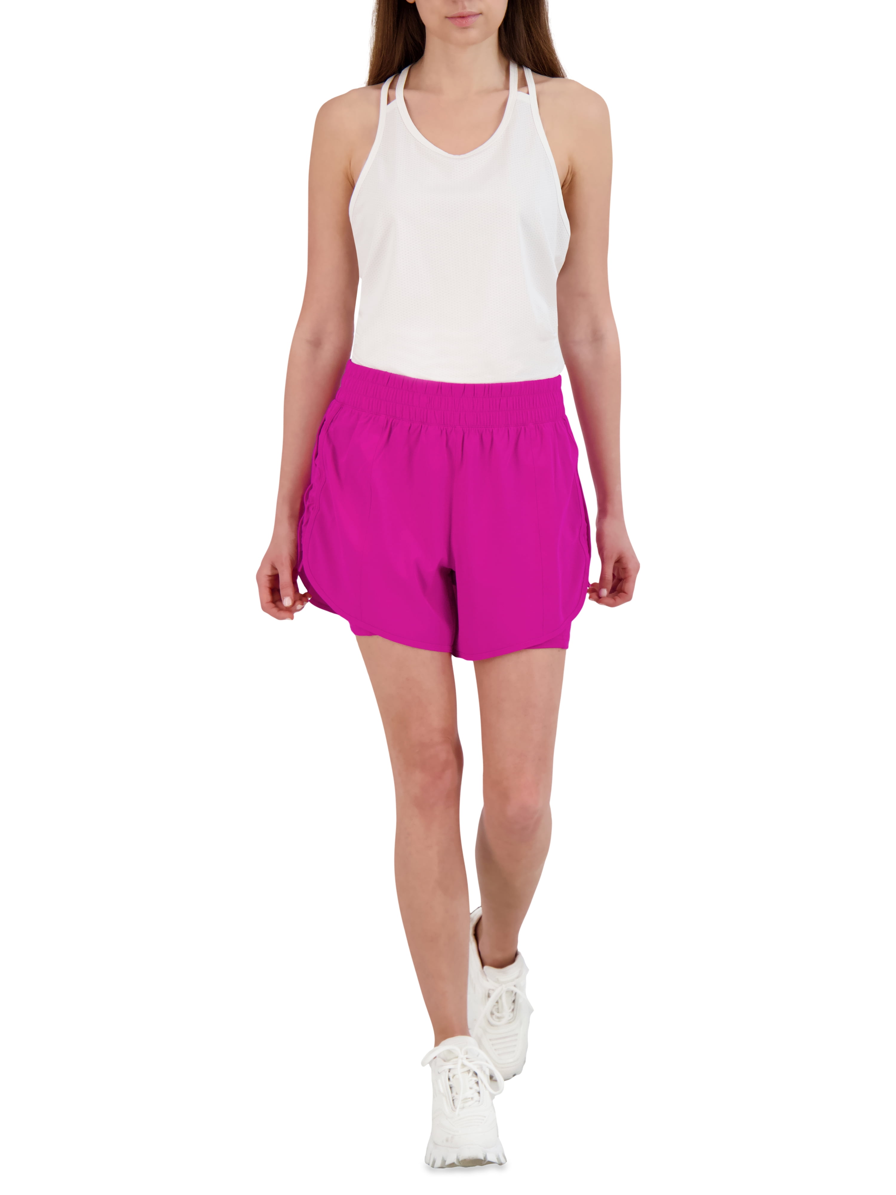 Avia Women's Running Shorts with Side Bungees and Bike Liner