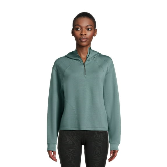 Avia Women's Seamed Quarter Zip Hoodie, Sizes XS-XXXL
