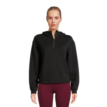 Avia Women's Seamed Quarter Zip Hoodie, Sizes XS-XXXL