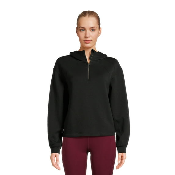 Avia Women's Seamed Quarter Zip Hoodie, Sizes XS-XXXL