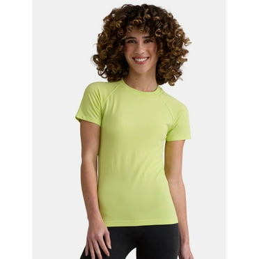 Avia Women’s Seamless Active Tee with Short Sleeves, Sizes XS-XXXL