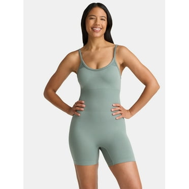 Avia Women's Seamless Body Mapping Mesh Romper, Sizes XS-XXXL