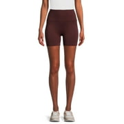 Avia Women’s Seamless Contour Bike Shorts, 5" Inseam, Sizes XS-XL