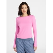 Women's Seamless Tee with Long Sleeves, Sizes XS-XXXL