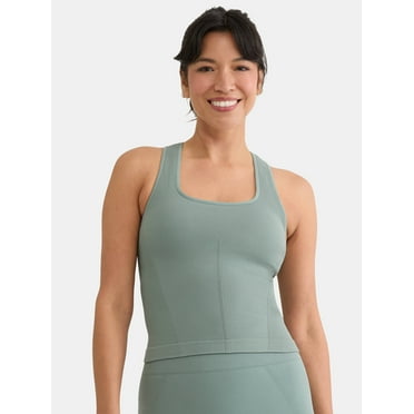 Avia Women's Seamless Mini Rib Corset Top, Sizes XS-XXXL
