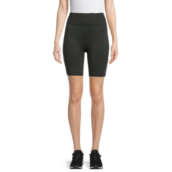 Avia Women's Seamless Ribbed Bike Shorts