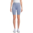 thumbnail image 1 of Avia Women's Seamless Ribbed Bike Shorts, 1 of 5