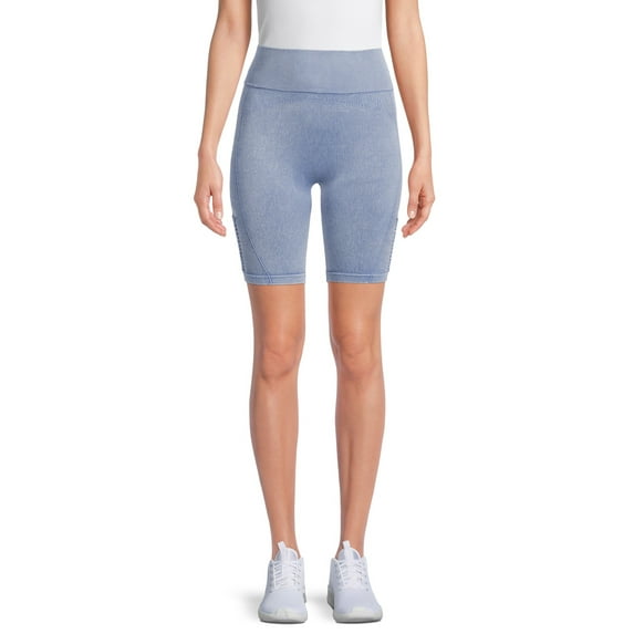 Avia Women's Seamless Ribbed Bike Shorts