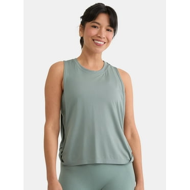Avia Women's Seamless Side Twist Tank Top, Sizes XS-XXXL
