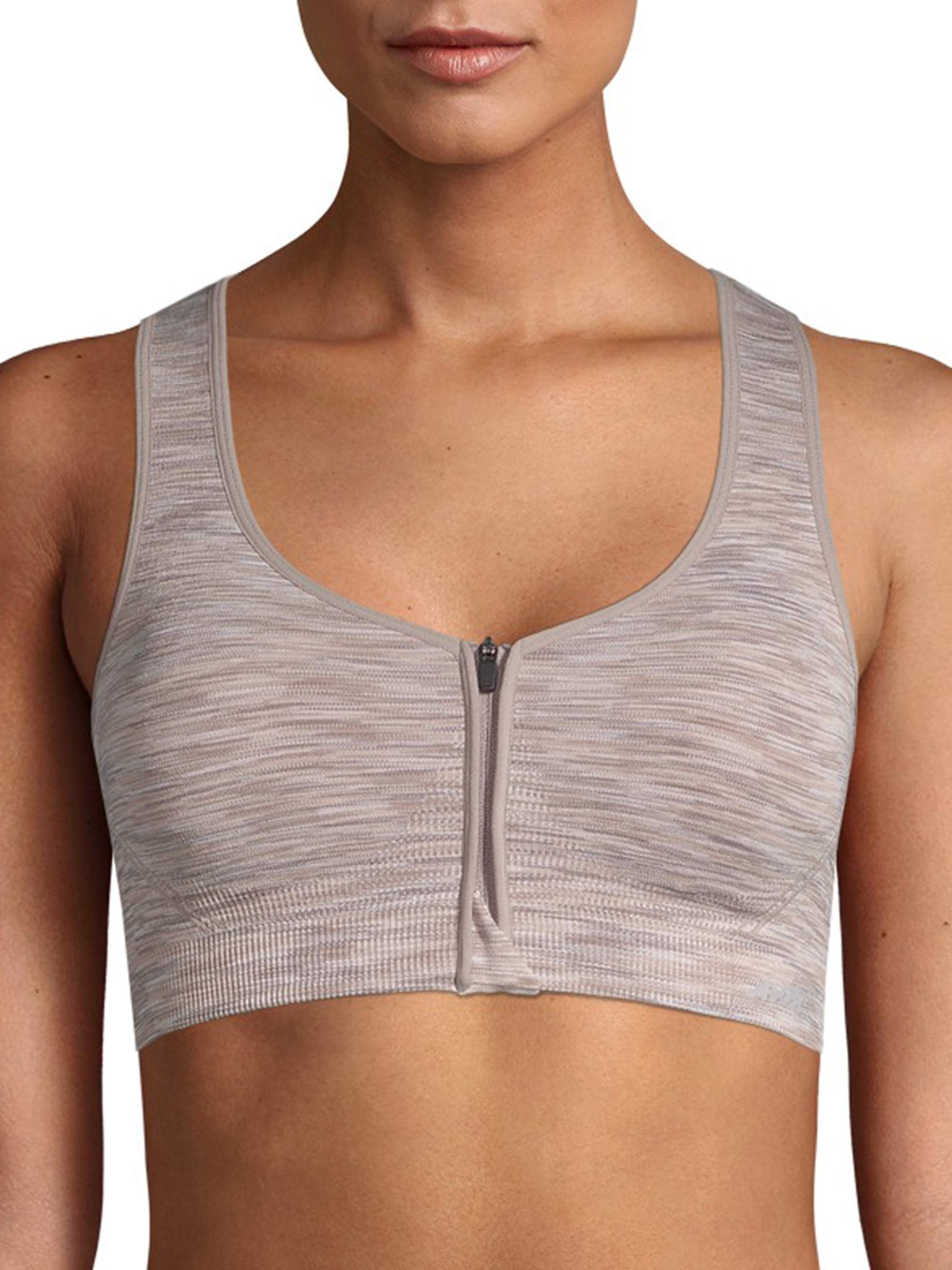 Avia Beige Zip Front Sports Bra Size XL - $8 New With Tags - From