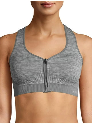 Zip Front Sports Bras for Women, Women's Lace Sexy Comfortable Breathable  Anti-exhaust Printing Non-Wired Bra, Deep V Bra